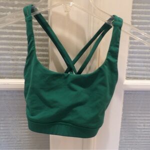 Lululemon Green Crisscross Sports Bra